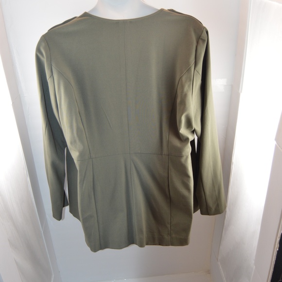 Stoosh Military Inspired Army Green Blazer - Picture 6 of 8